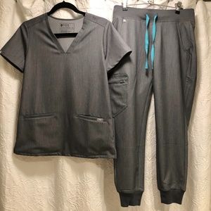 FIGS Scrub New/Never Worn S/P Zamora Jogger Pant - Graphite (PANT ONLY)